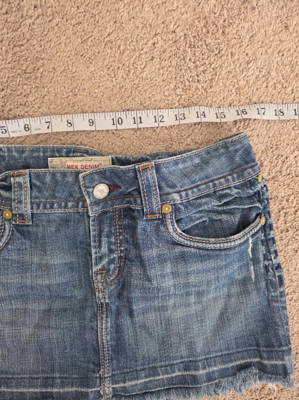 MEK Vintage malibueWomen's Denim Jeans with Decorative Back Pockets